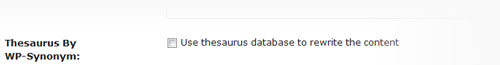 WP Thesaurus