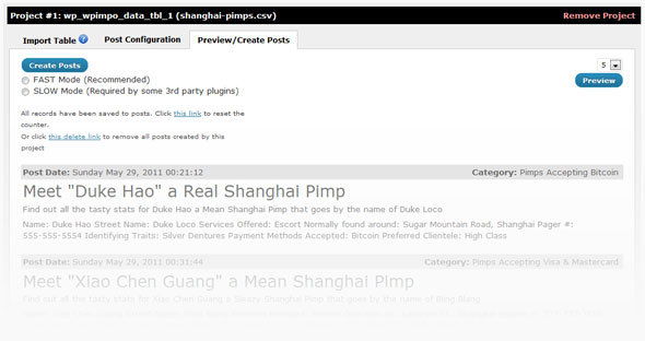 WP Importer